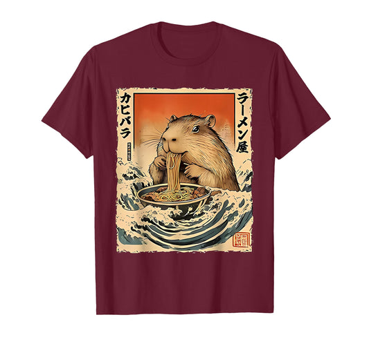 Hamster Eating Ramen T-Shirt