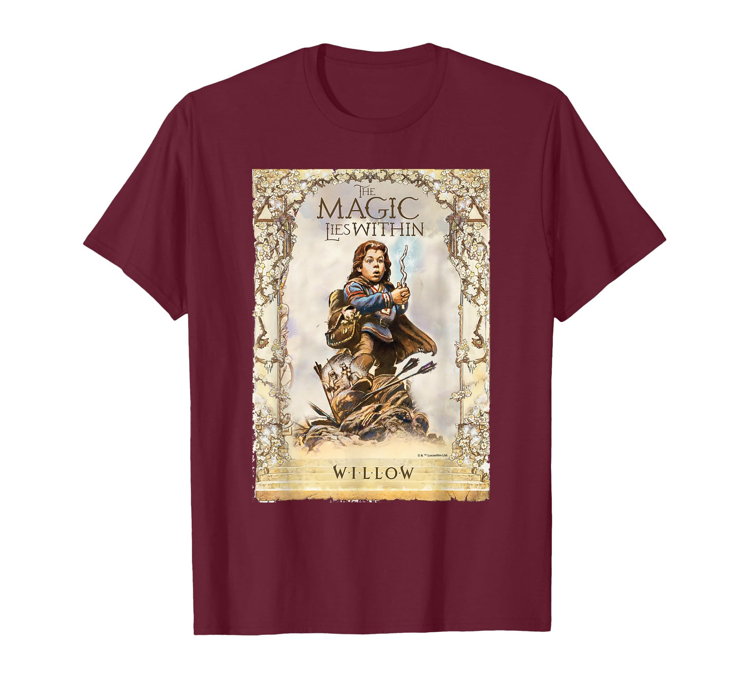 Lucasfilm Willow Movie The Magic Lies Within Archway Battle T-Shirt