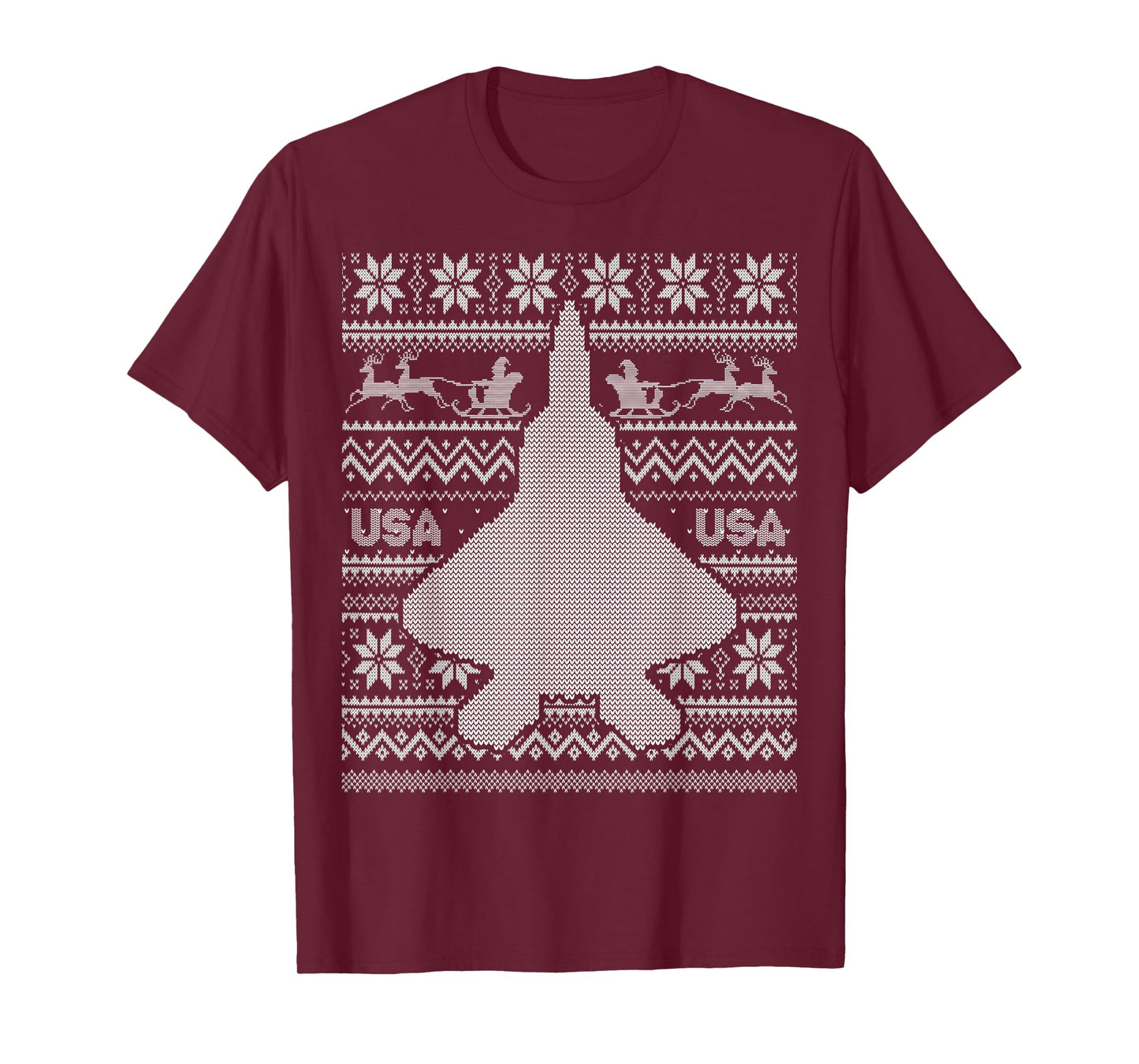 F 22 Raptor Ugly Christmas Sweater Style T-Shirt