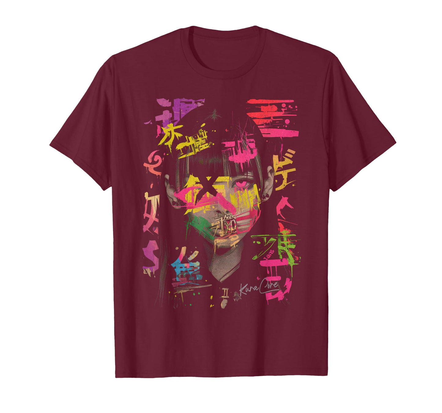 Japanese Streetwear Cyberpunk Y2K Techwear Retro Manga Anime T-Shirt