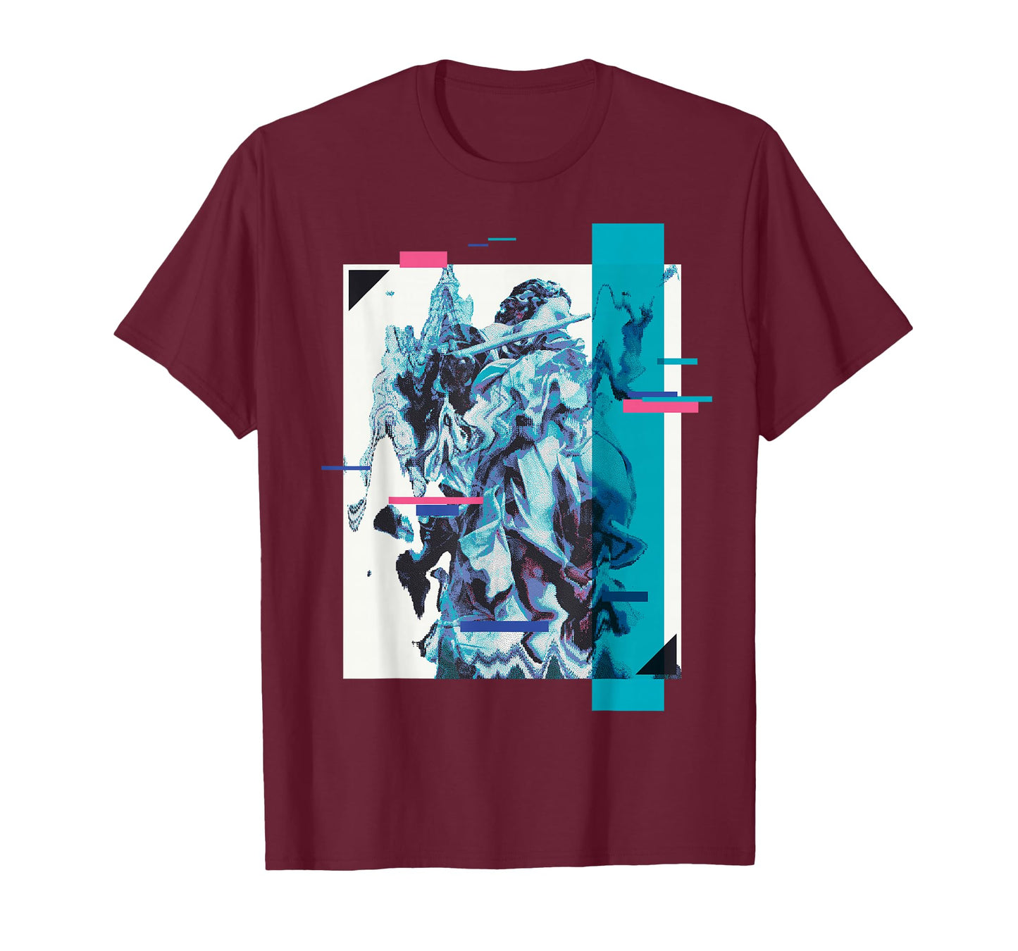 Vaporwave Aesthetic Retro 80s 90s Statue Japanese Glitch Art T-Shirt