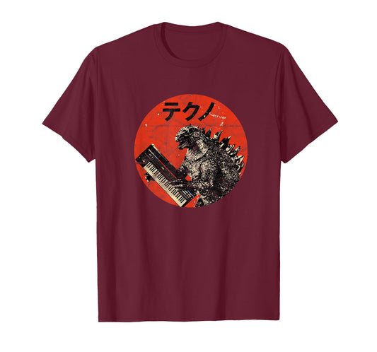 Synthesizer Analogue Japanese Synth Monster Retro Gear Vintage T-Shirt
