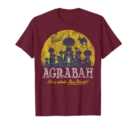Disney Aladdin Genie Visit Agrabah Palace Vintage T-Shirt T-Shirt
