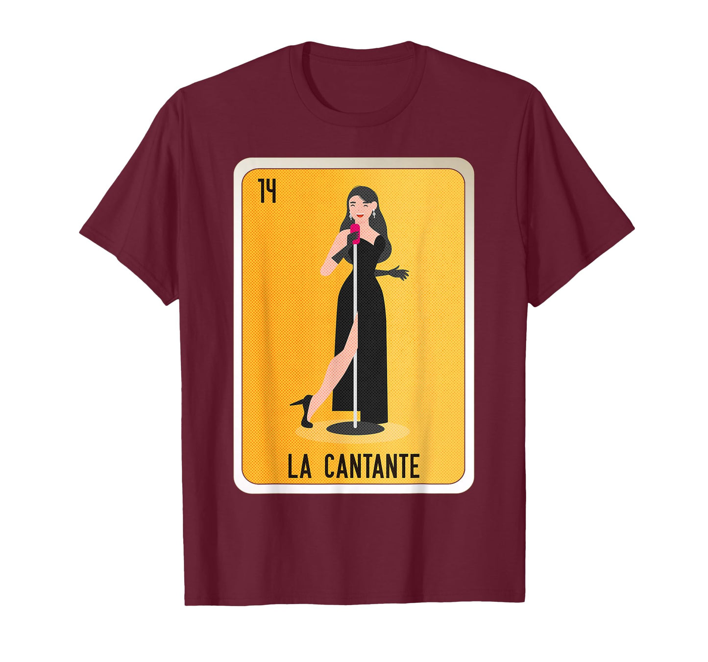 La Cantante Mexican Slang Chicano Bingo Cards T-Shirt