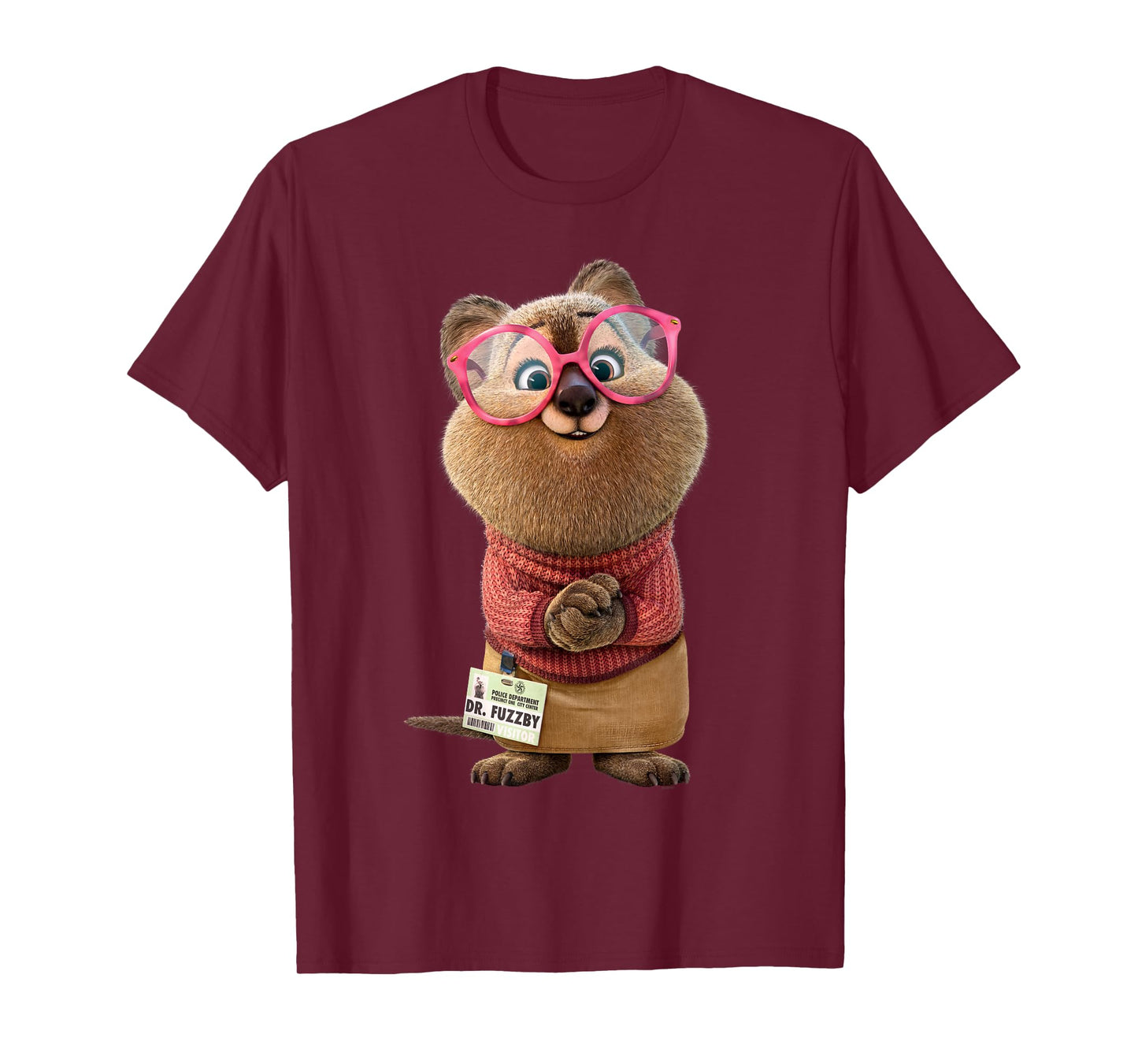 Disney Zootopia 2 Dr. Fuzzby Quokka Group Therapist T-Shirt