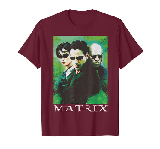 The Matrix - Neo Trinity Morpheus Character Group T-Shirt