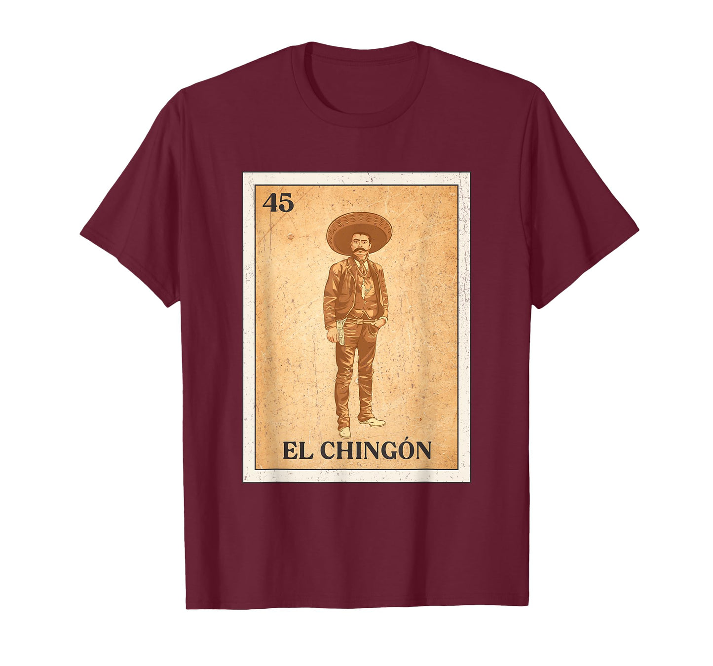 EL CHINGÓN. Zapata Mexican Bingo Version T-Shirt