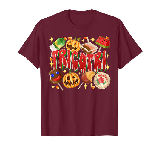 RetroTricotri Mexican Ghost Candy Mexicano Halloween Outfit T-Shirt
