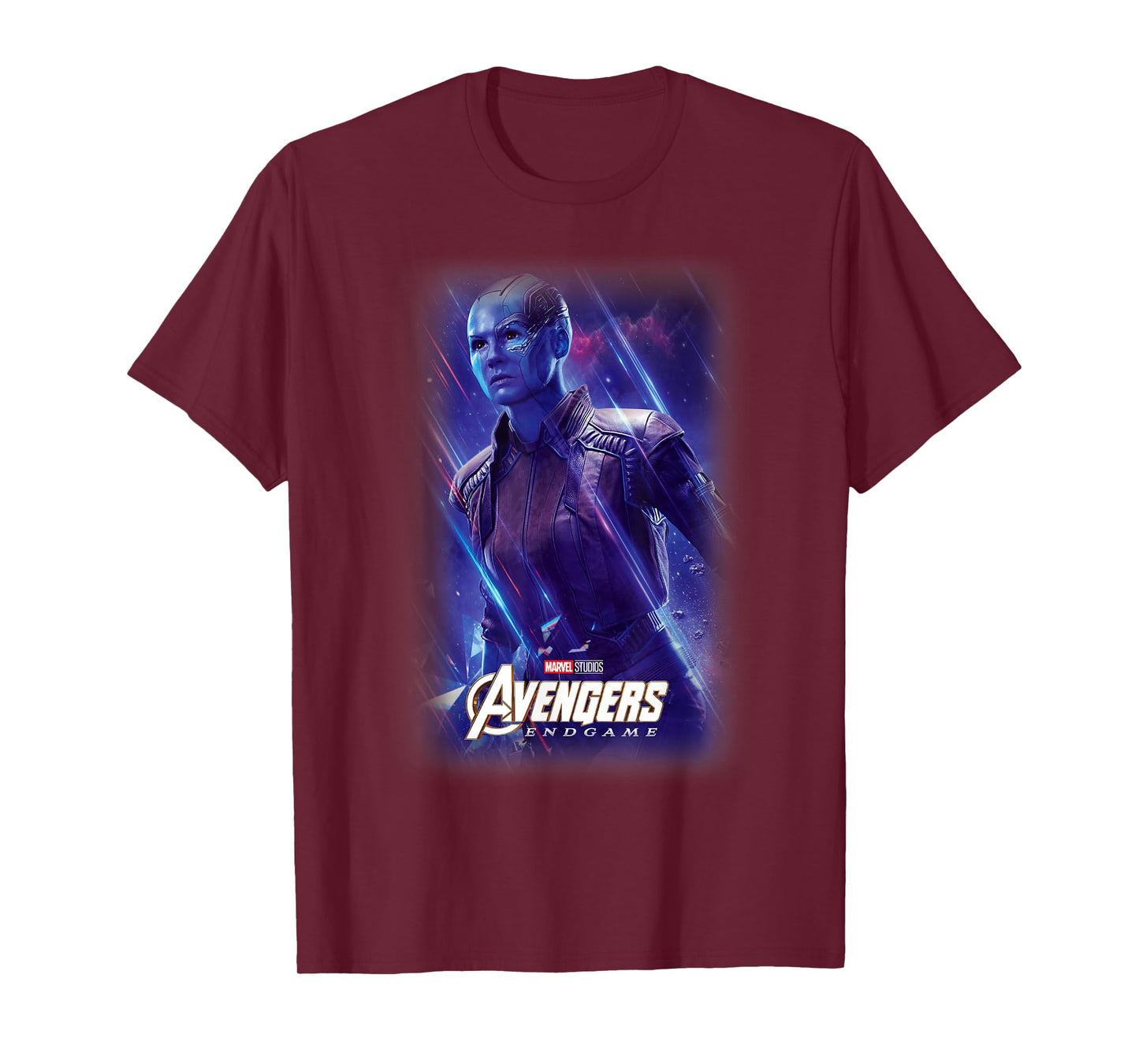 Marvel Avengers Endgame Nebula Galactic Poster T-Shirt