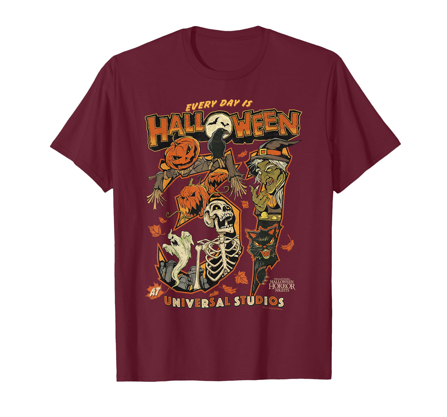 Halloween Horror Nights HHN Every Day is Halloween T-Shirt