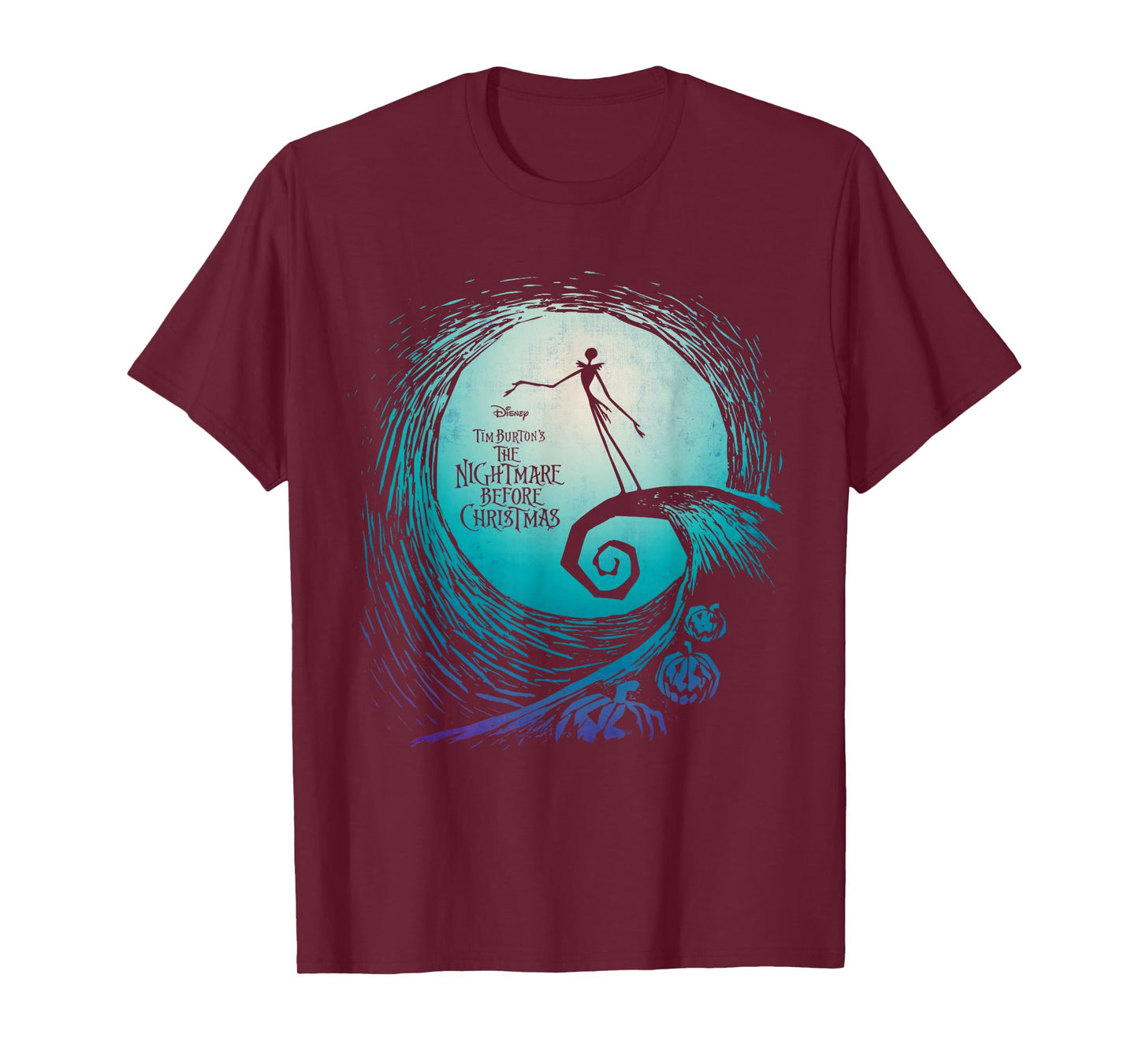 Disney Nightmare Before Christmas Jack Movie Logo T-Shirt Small
