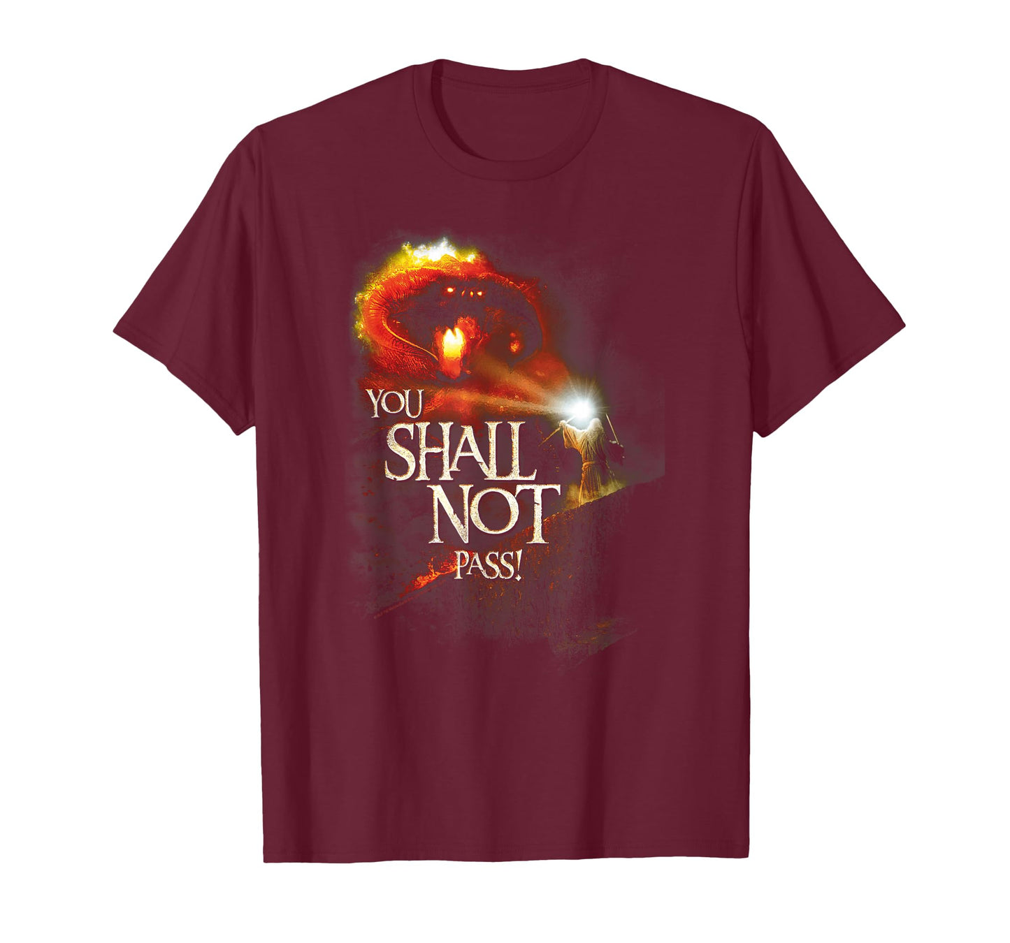 Lord of The Rings Balrog You Shall Not Pass T-Shirt