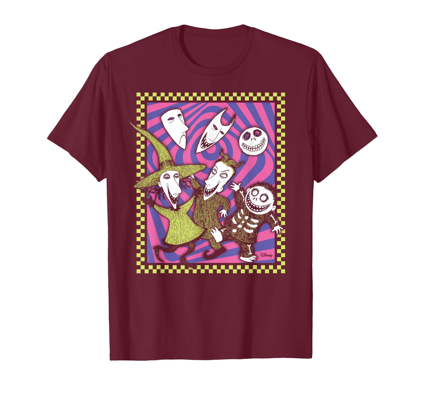 The Nightmare Before Christmas - Retro Lock Shock Barrel T-Shirt