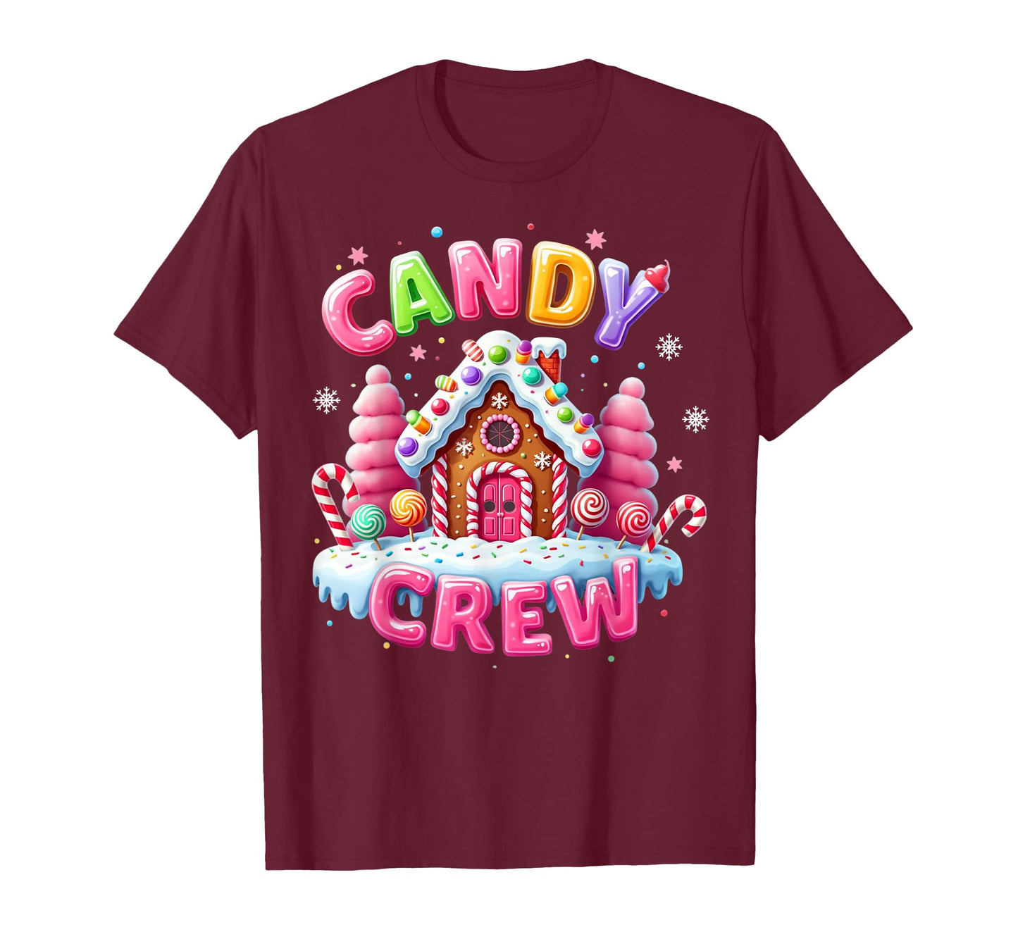 Candy Land Candy Crew Decorations Sweetie Candy Squad Xmas T-Shirt