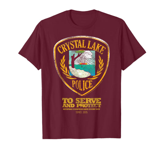 Friday The 13th Crystal Lake Police To Serve And Protect T-Shirt