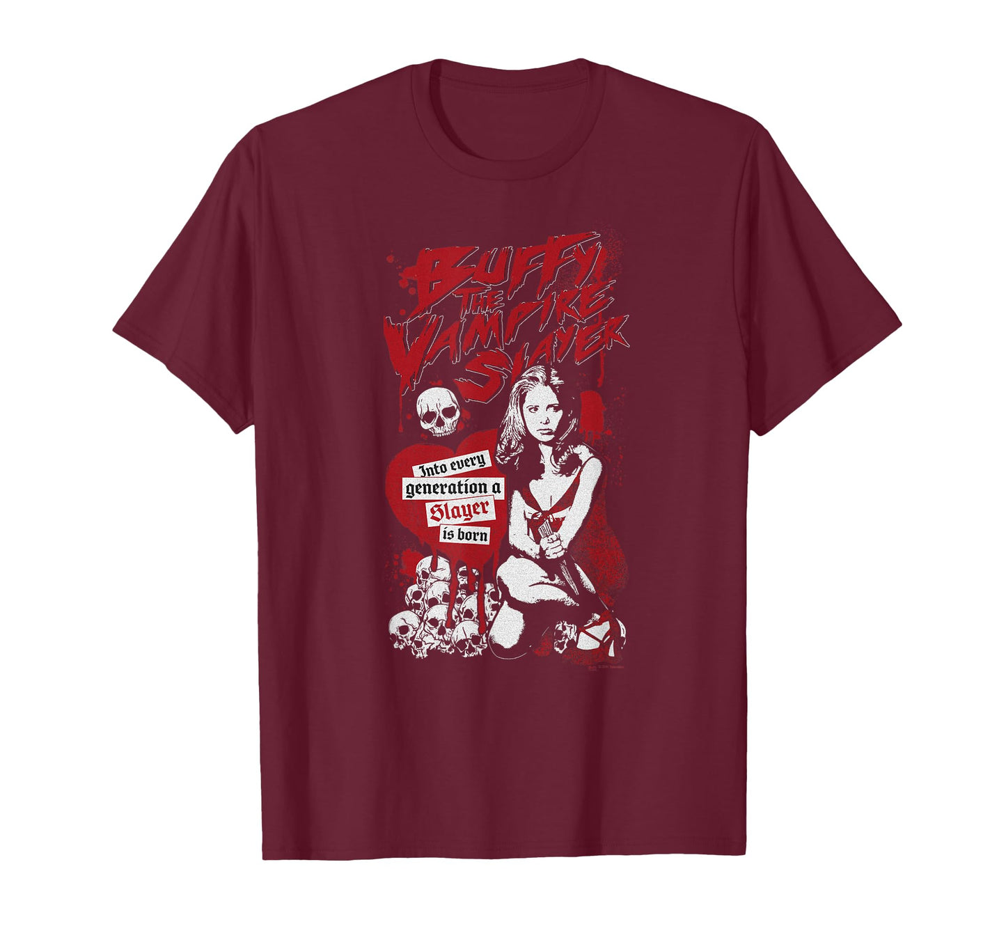 Buffy The Vampire Slayer Edgy in Every Generation TV Show T-Shirt