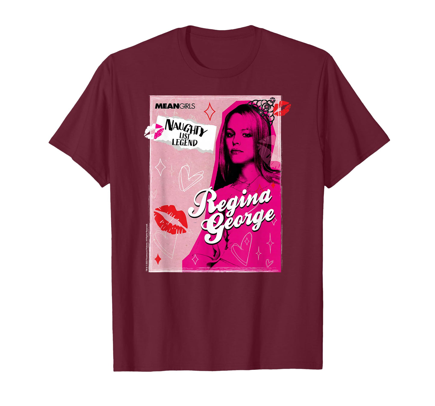 Mean Girls - Regina George Naughty List Legend T-Shirt