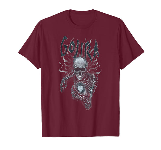 Gojira Skeleton Heart T-Shirt