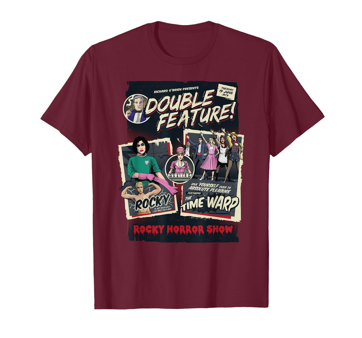 Rocky Horror Show Double Feature Posters T-Shirt