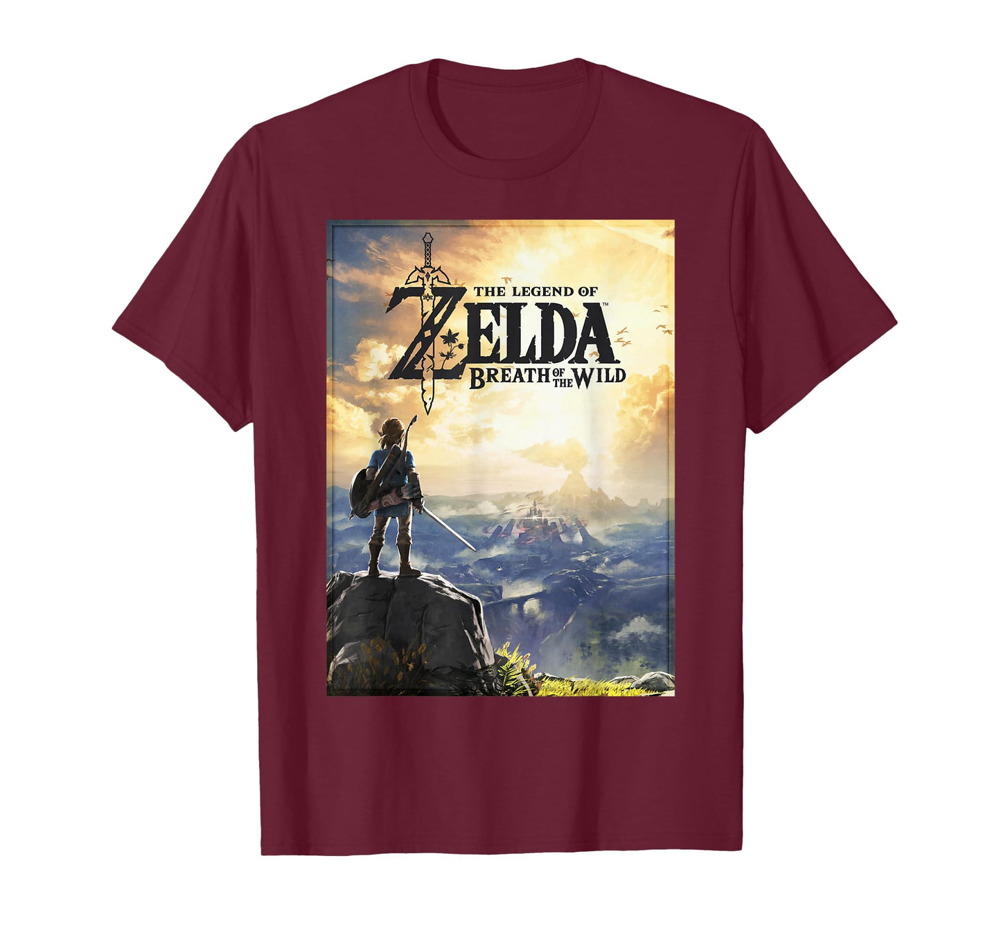 The Legend Of Zelda Breath Of The Wild Link Horizon Poster T-Shirt