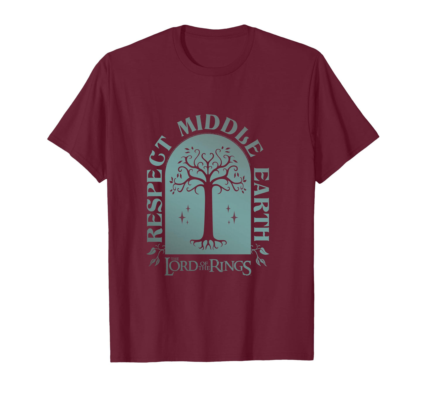The Lord of the Rings Respect Middle Earth Tree Fantasy Long Sleeve T-Shirt