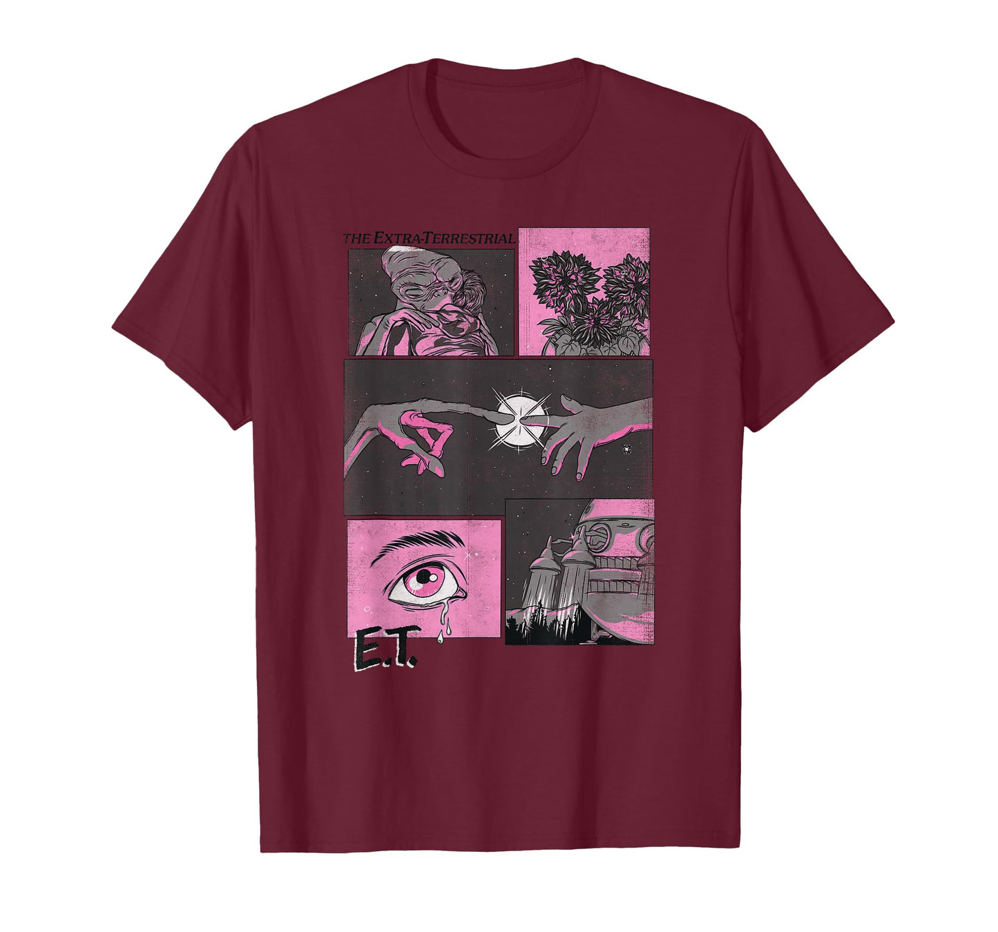 E.T. The Extra-Terrestrial Comic Strip Poster T-Shirt