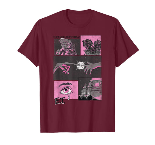 E.T. The Extra-Terrestrial Comic Strip Poster T-Shirt