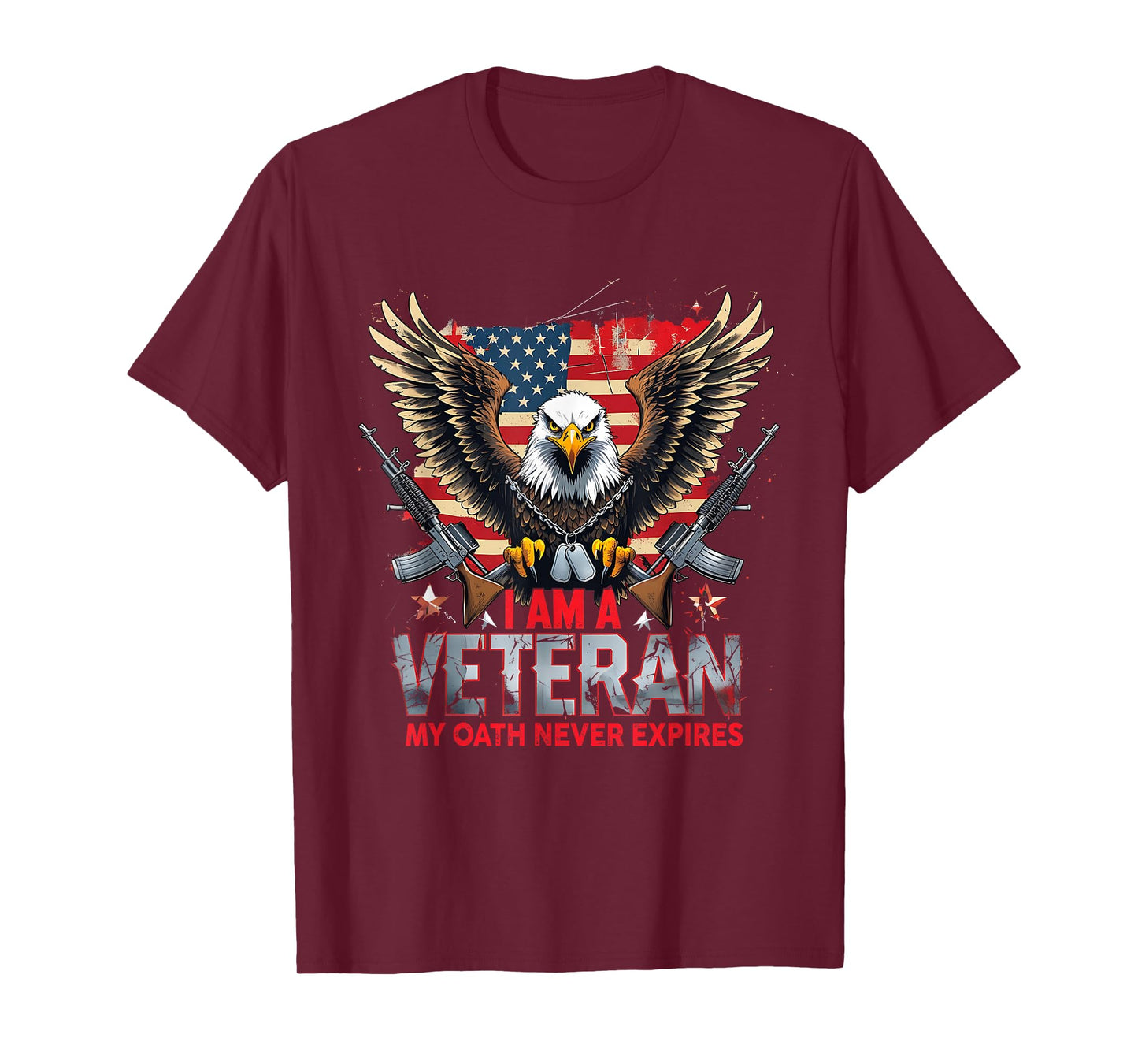 I Am A Veteran My Oath Never Expires Eagle Tee T-Shirt