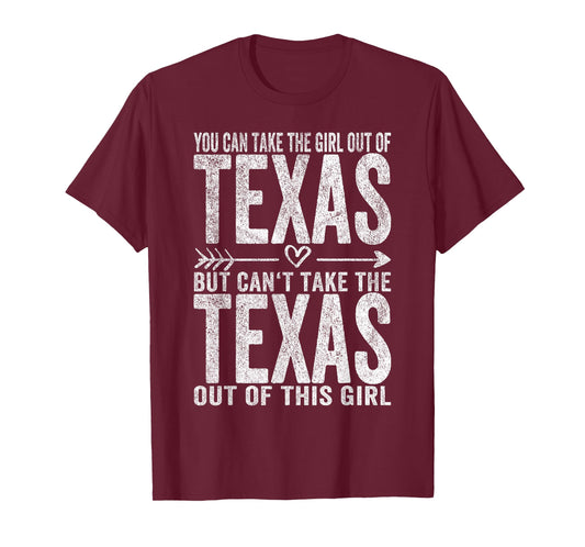 Girl Out of Texas Hometown Home Texas T-Shirt