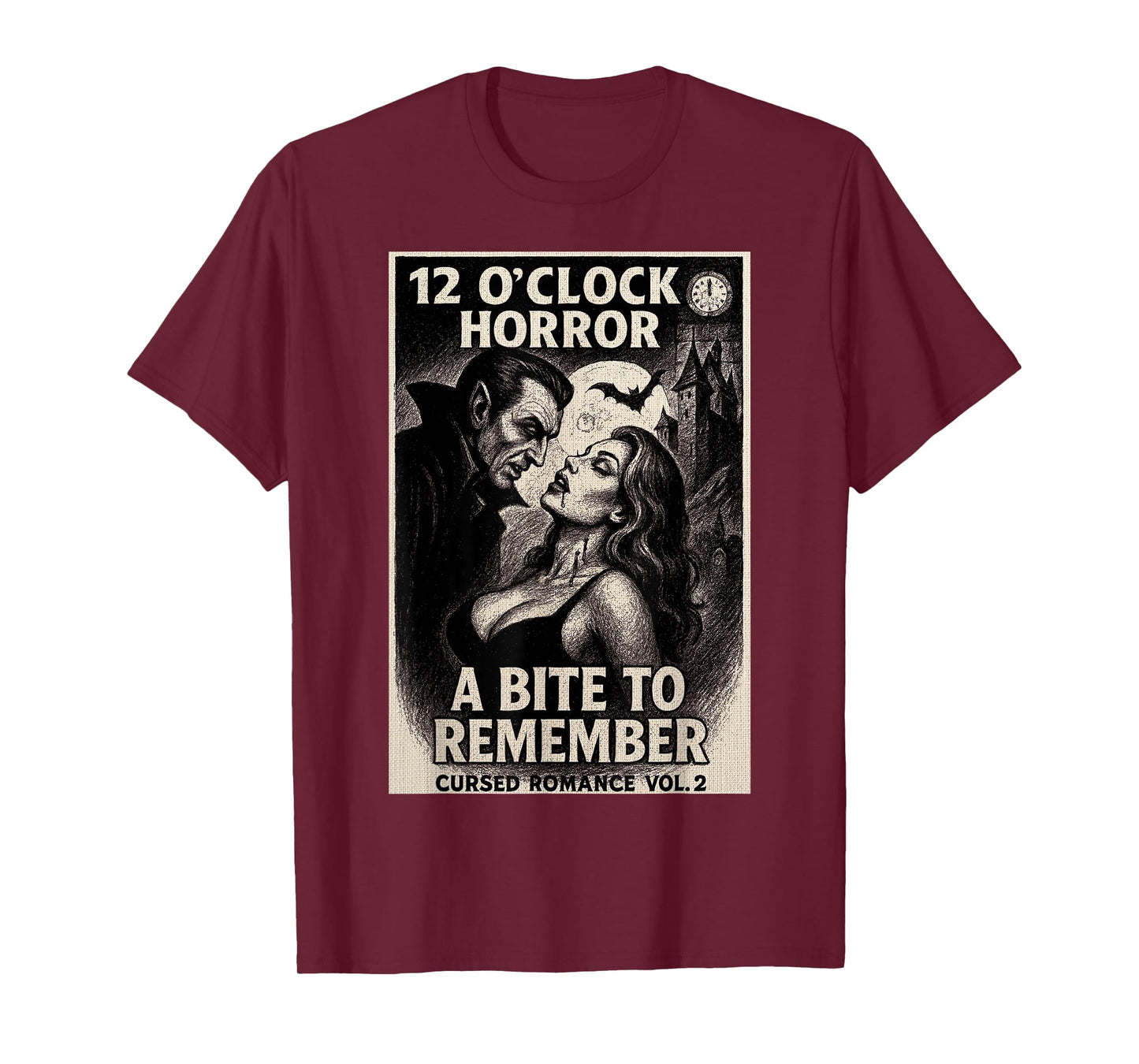 Cursed Romance Vol. 2 – A Bite to Remember Vampire Horror T-Shirt