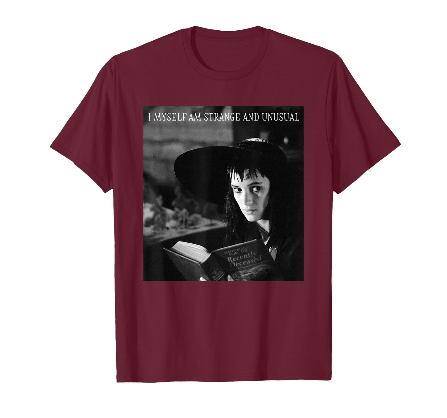 Beetlejuice - Lydia I Myself Am Strange and Unusual T-Shirt