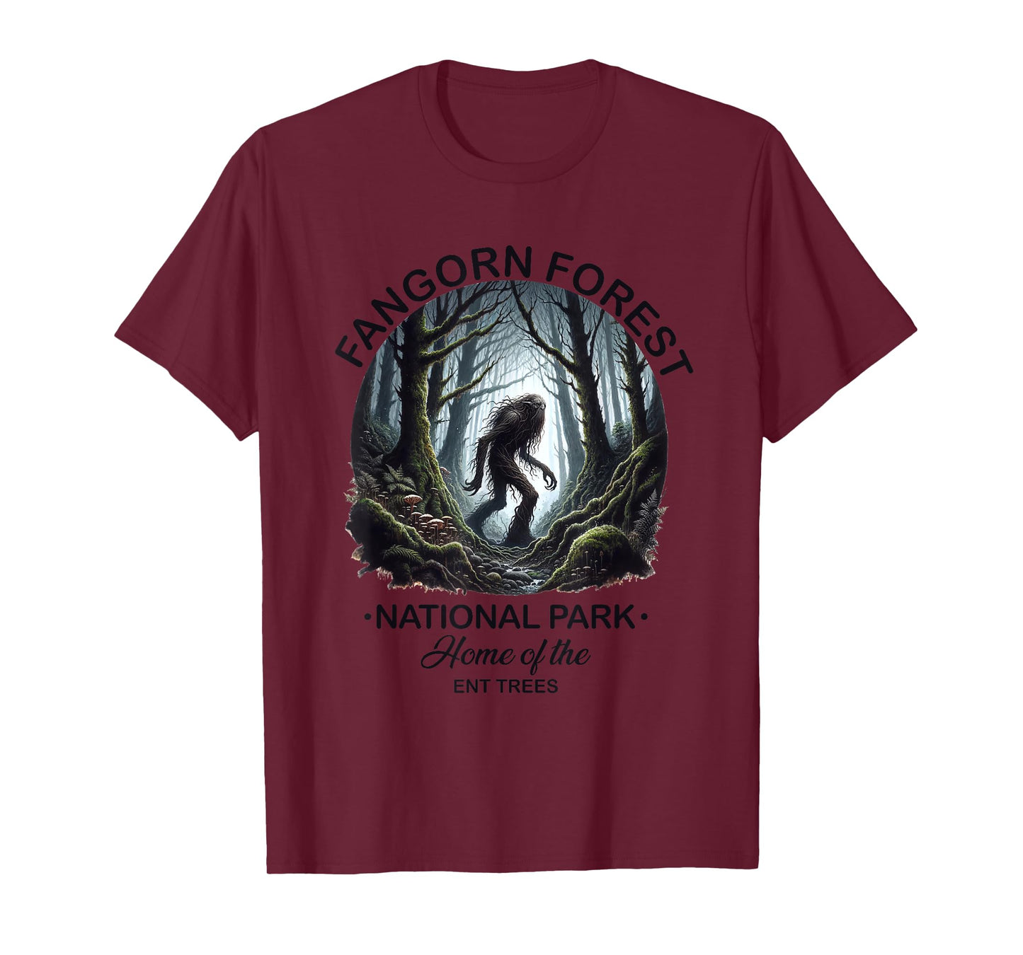 Fantasy Fangorn Forest National Park Home Of The Ent Trees T-Shirt