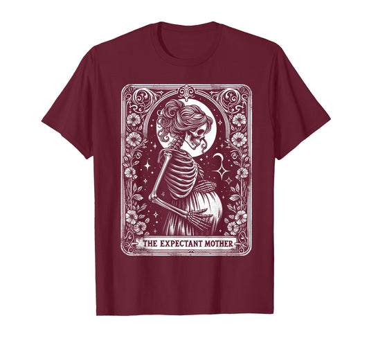 The Expectant Mother Halloween Pregnancy Pregnant Spooky Mom T-Shirt
