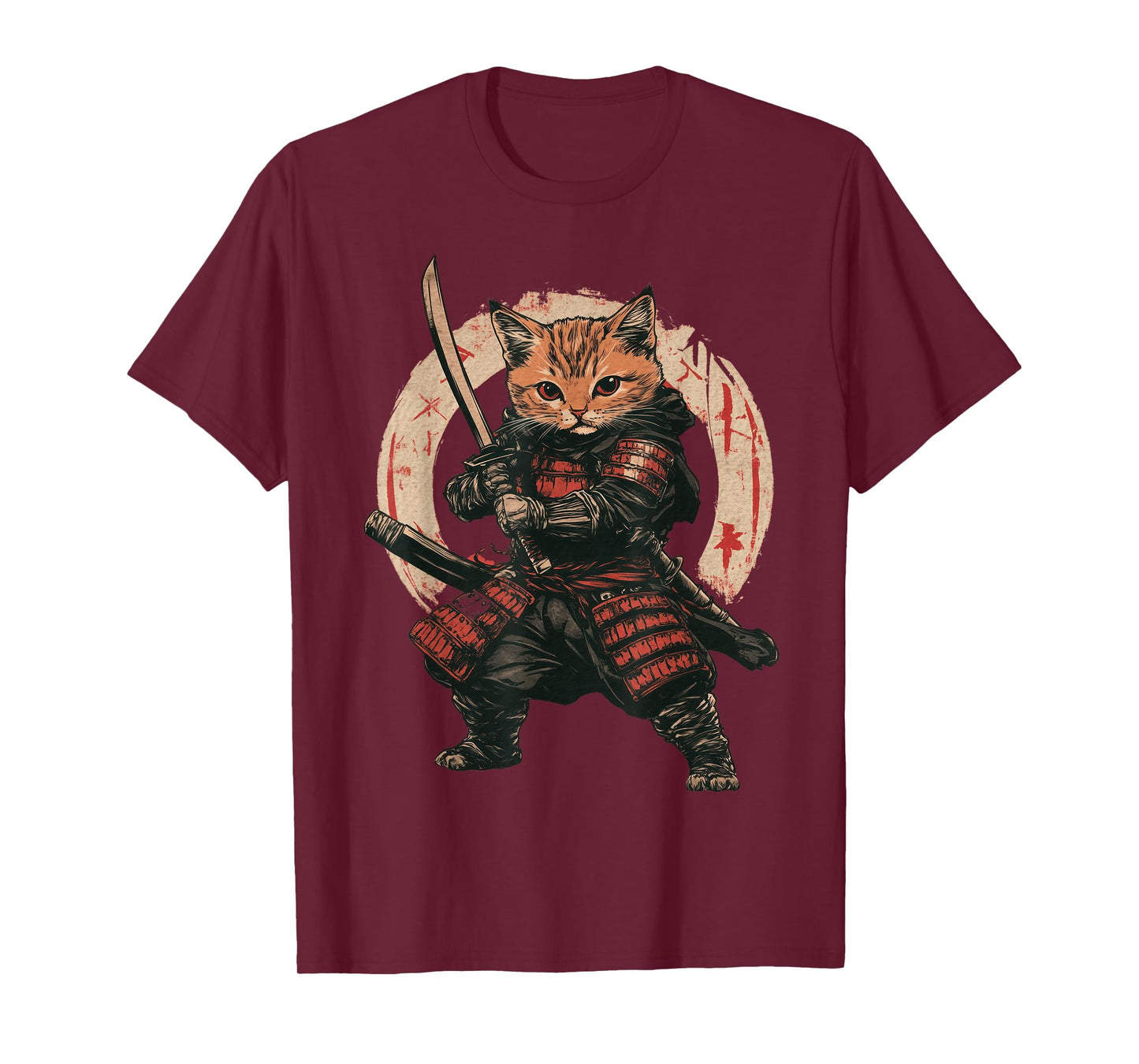 Ninja Kitten | Japanese Samurai Cat | Kawaii Ninja Cat T-Shirt