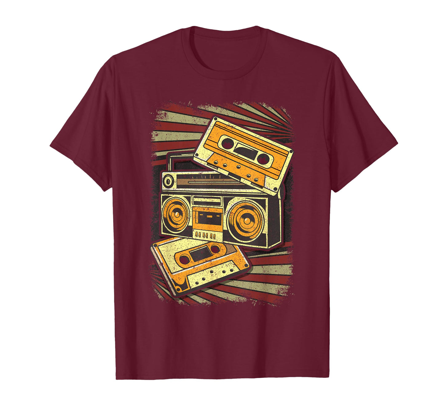 Retro Vintage Boombox 80's Music Old School Radio Boombox T-Shirt