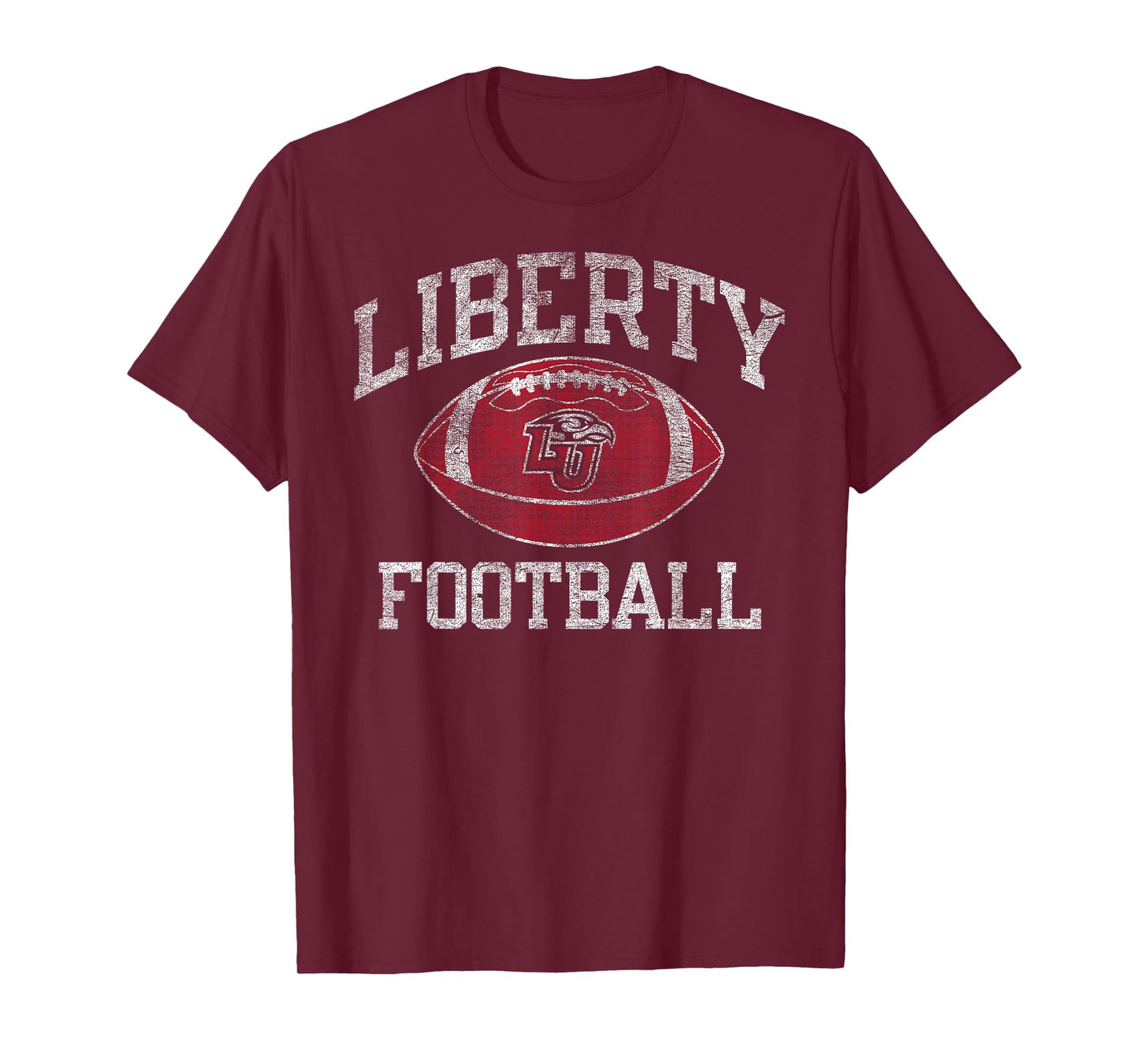 Liberty Flames Football Intensity Navy Officially Licensed T-Shirt