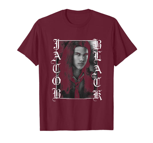 Twilight Jacob Black Gothic Frame Moody Portrait Movie T-Shirt