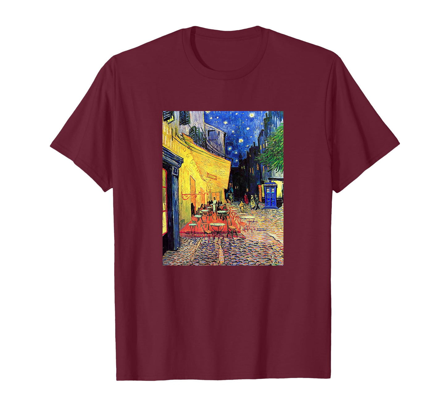 Cafe Terrace at Night Doctor Visit T-Shirt