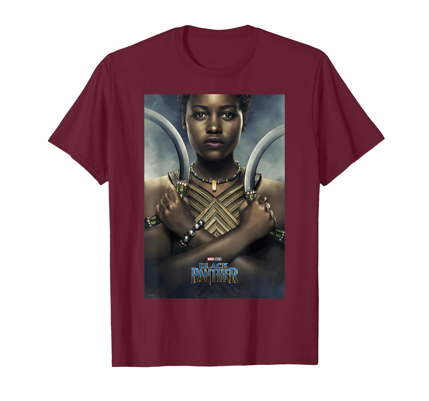 Marvel Black Panther Avengers Nakia Poster Graphic T-Shirt T-Shirt
