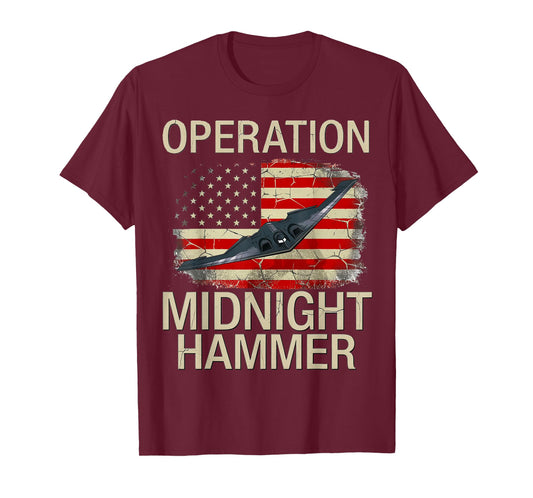 B-2 Stealth Jet Operation Midnight Hammer T-Shirt