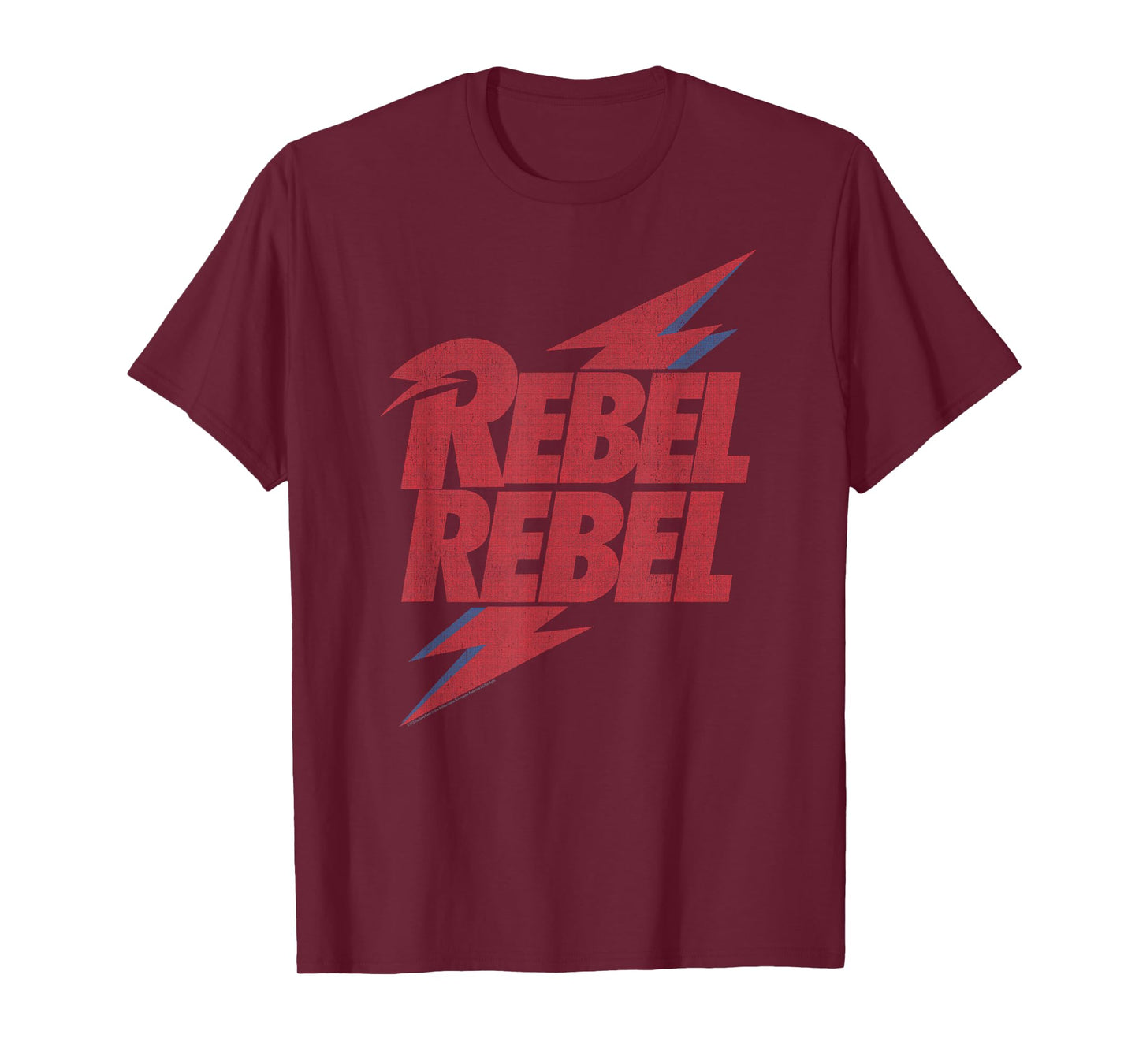 David Bowie - Rebel Rebel Lightning Lyric T-Shirt