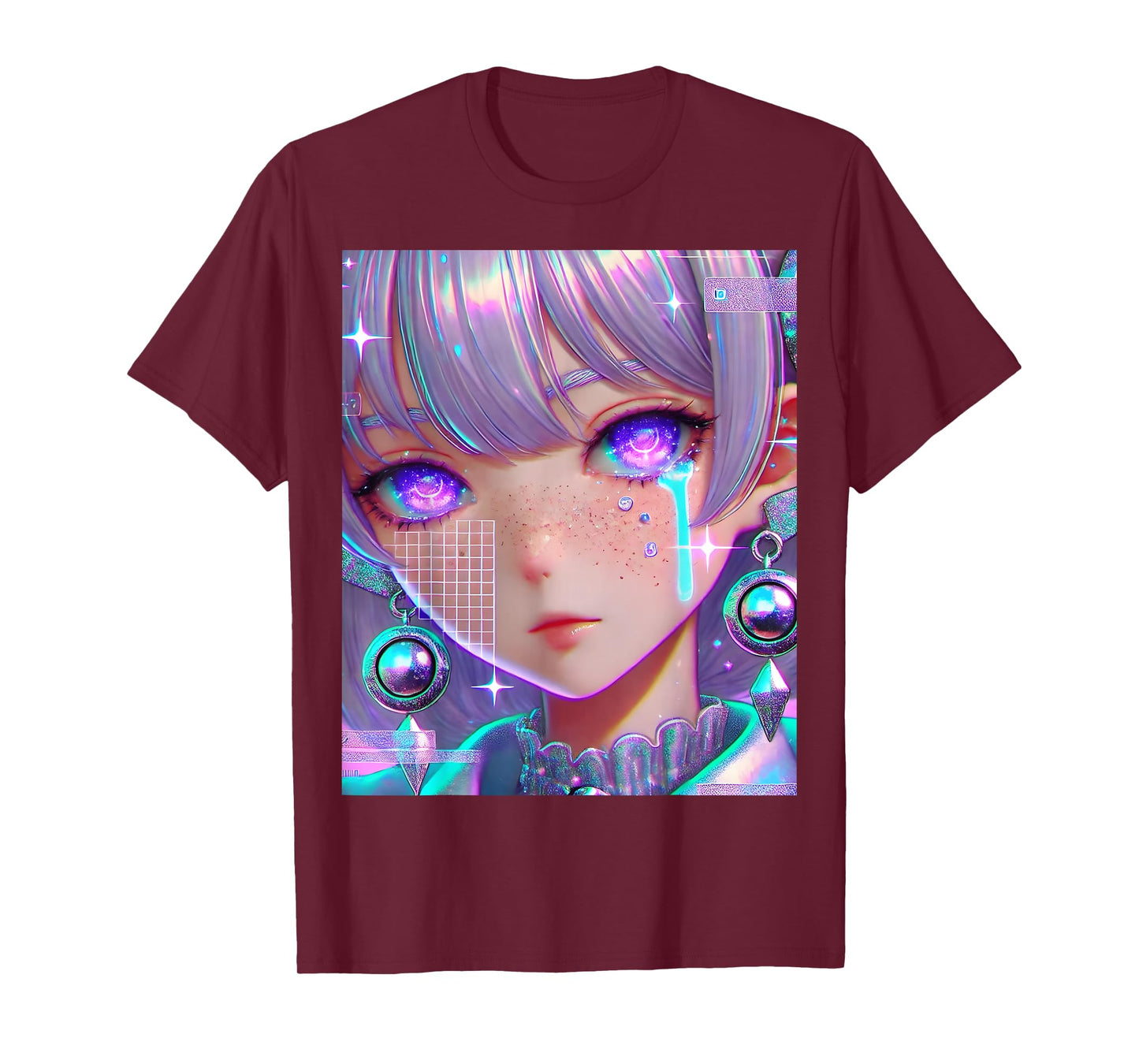 Anime Girl Vaporwave Egirl Aesthetic Japanese Otaku T-Shirt