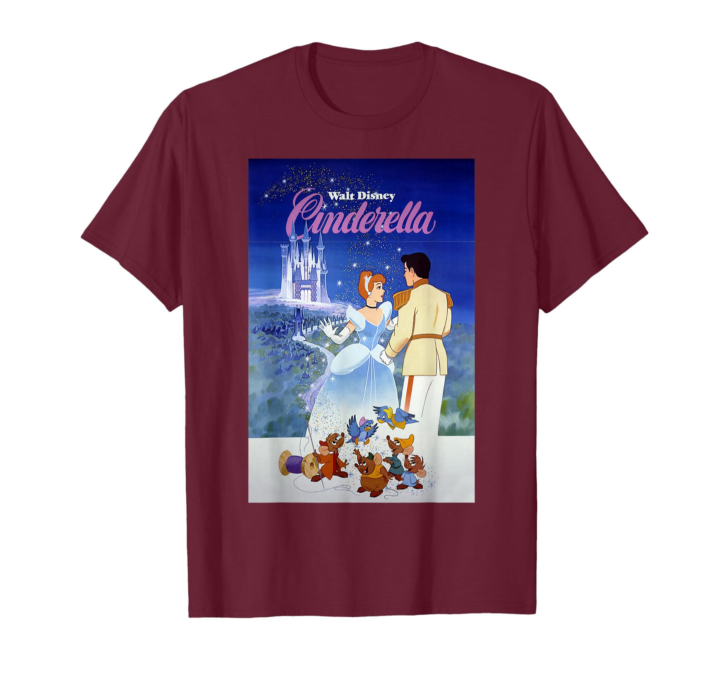 Disney Cinderella Vintage Poster T-Shirt Small