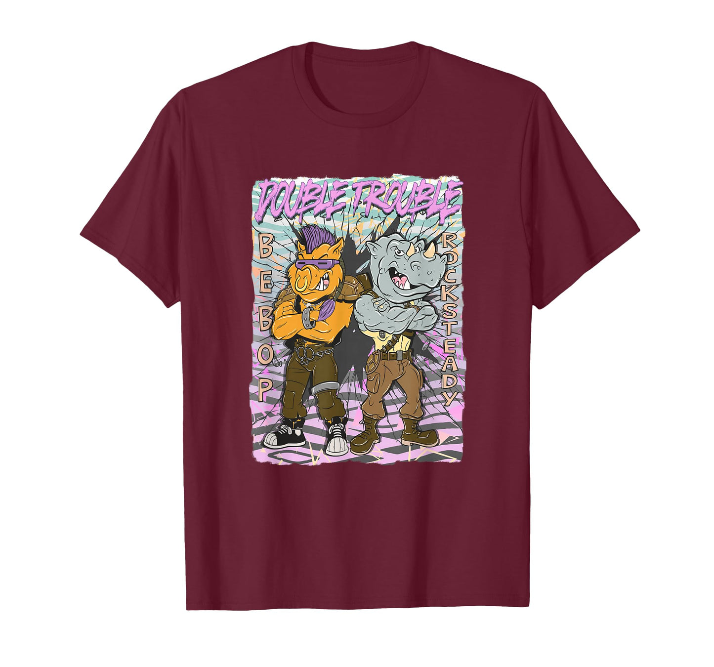 Teenage Mutant Ninja Turtles Double Trouble Bebop Rocksteady T-Shirt