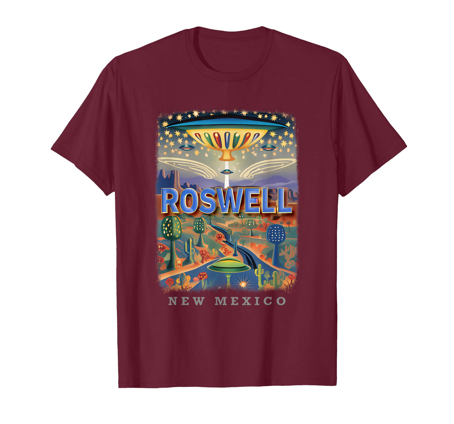 Roswell New Mexico NM Extraterrestrial Encounter SD660 T-Shirt