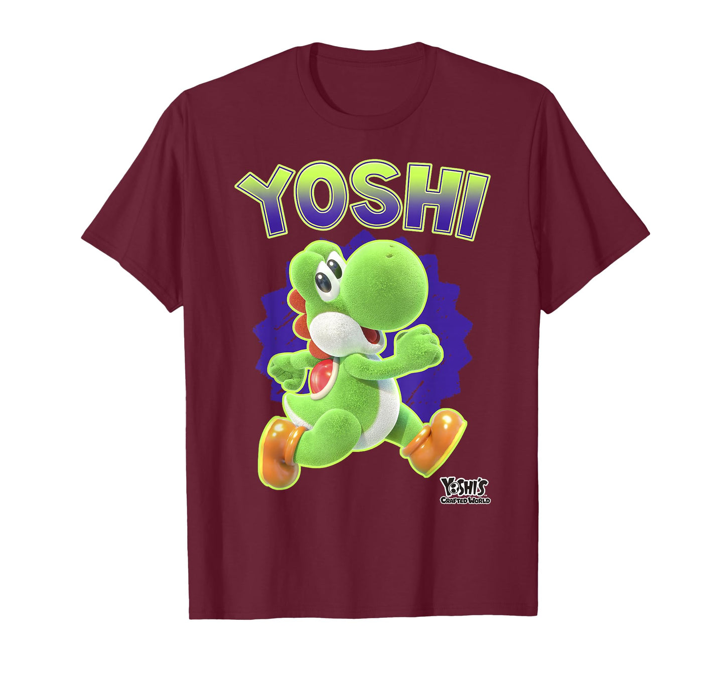Yoshi's Crafted World Side Run Cute Portrait T-Shirt