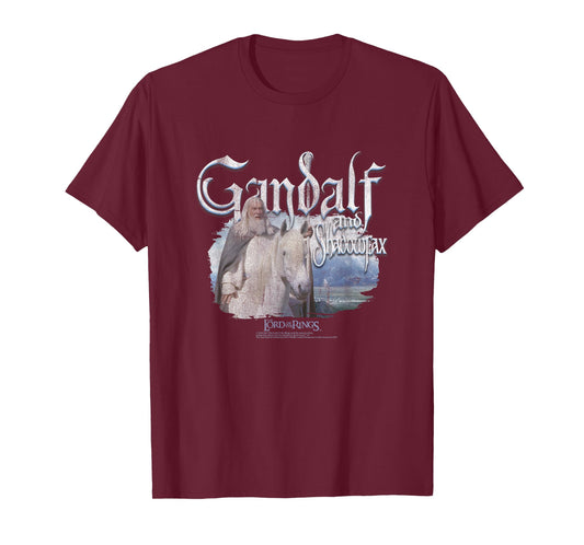 The Lord of The Rings Gandalf & Shadowfax Fantasy Movie T-Shirt