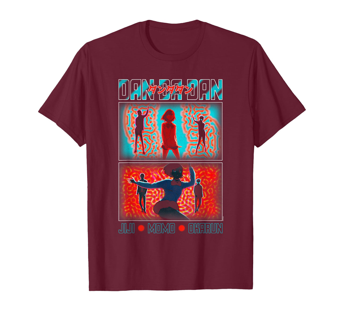Dan Da Dan Colorful Opening Sequence Dance Anime T-Shirt