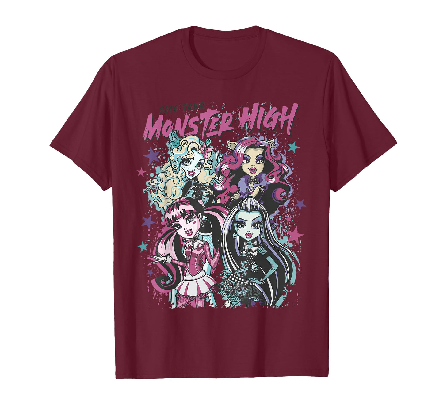 Graduates of Monster High - Draculaura Frankie Lagoona Clawdeen T-Shirt