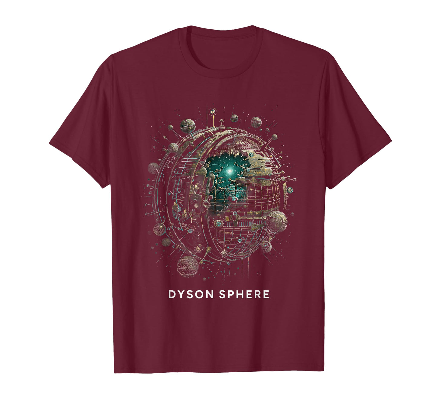 Dyson Sphere Scientific Galactic Megastructure Aliens T-Shirt